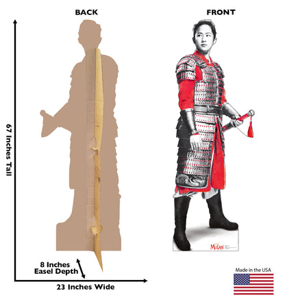 Life-Size Mulan as a Soldier (Live Action) Cardboard Cutout - All Cutouts