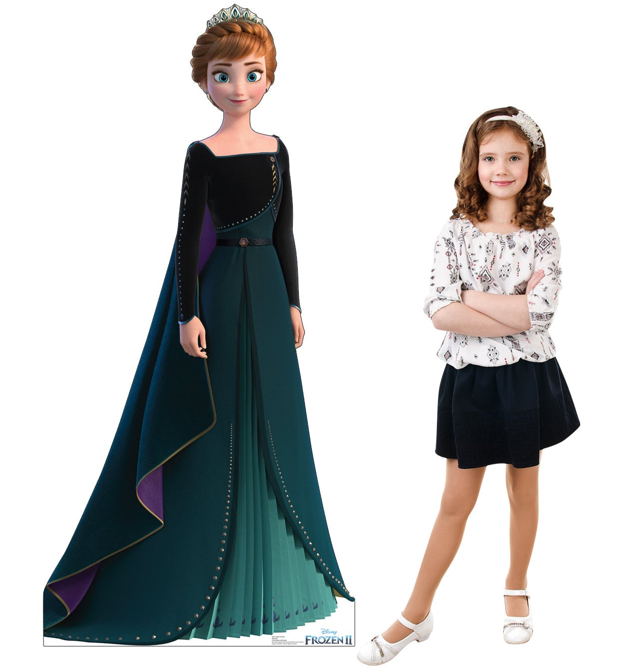 Life-Size Anna (Epilogue Gown, Frozen 2) Cardboard Cutout - All Cutouts