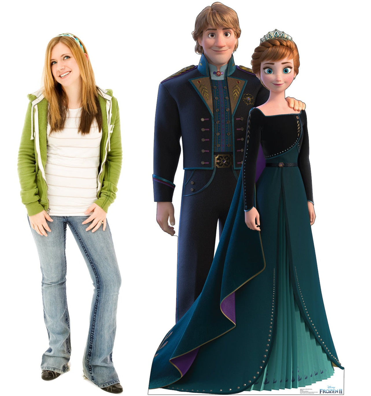 Life-Size Anna & Kristoff (Frozen 2) Cardboard Cutout - All Cutouts