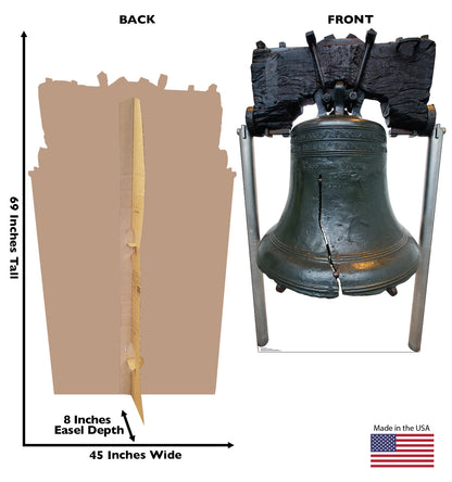 Life-Size Liberty Bell Cardboard Cutout - All Cutouts