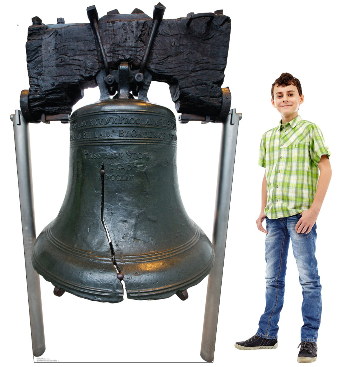 Life-Size Liberty Bell Cardboard Cutout - All Cutouts