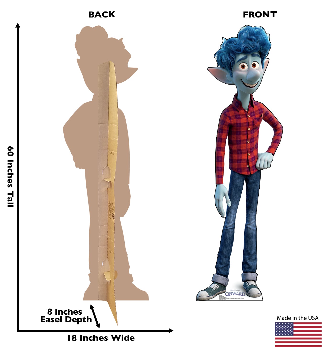 Life-Size Ian (Onward) Cardboard Cutout - All Cutouts