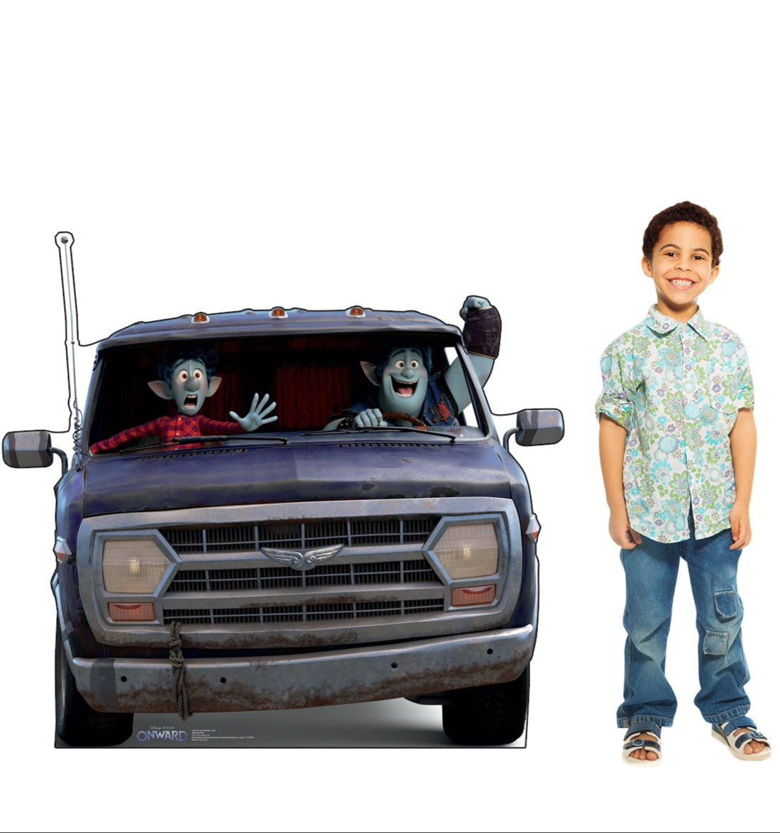 Life-Size Ian & Barley in Van (Onward) Cardboard Cutout - All Cutouts
