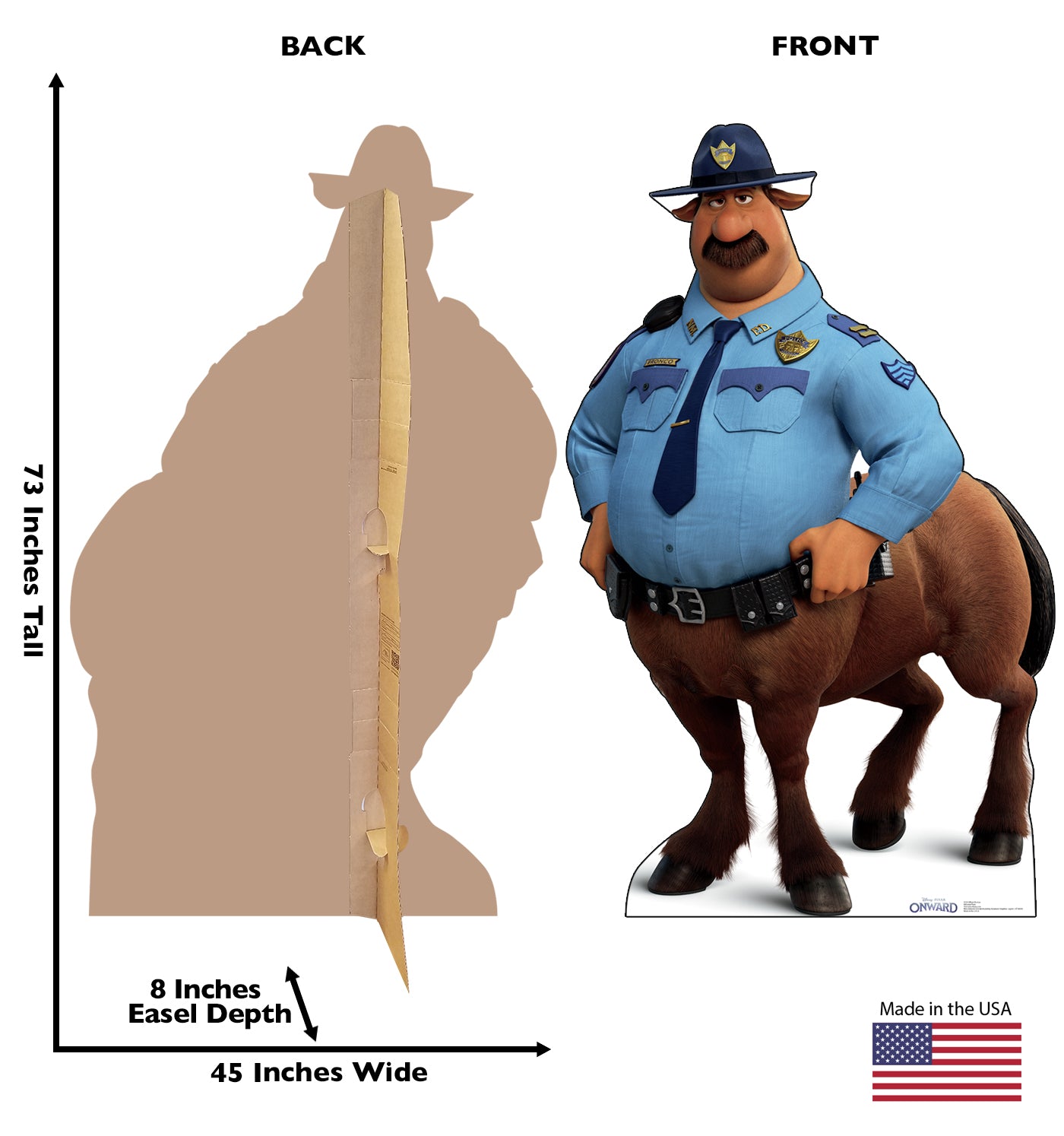 Life-Size Officer Bronco (Onward) Cardboard Cutout - All Cutouts