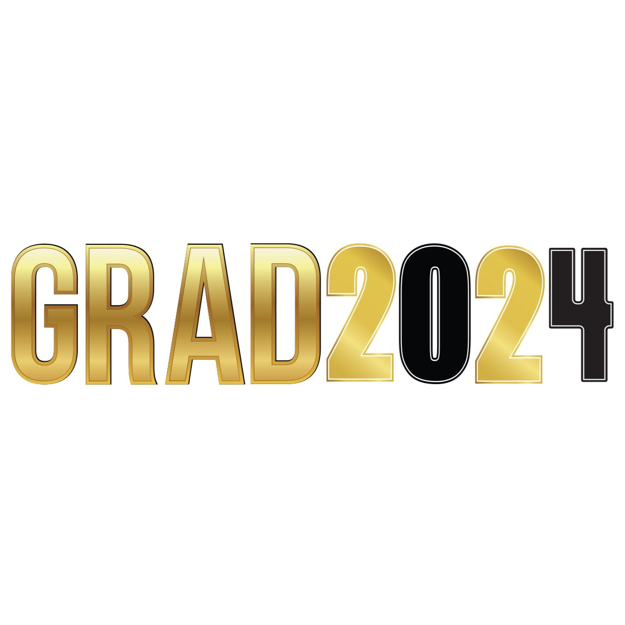 GRAD 2024 Numbers and Letters Life-Size Cardboard Cutout - All Cutouts