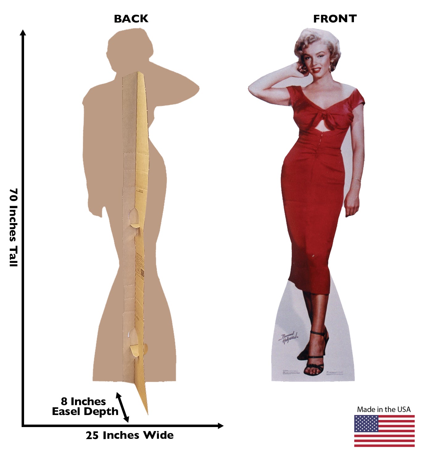 Life-size Marilyn Monroe-Niagara Cardboard Cutout - All Cutouts