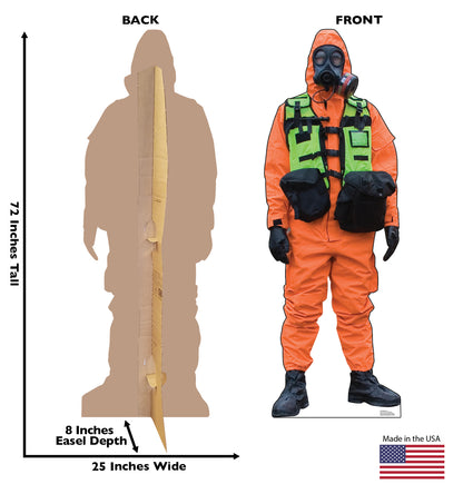 Life-Size Hazmat Suit Cardboard Cutout - All Cutouts