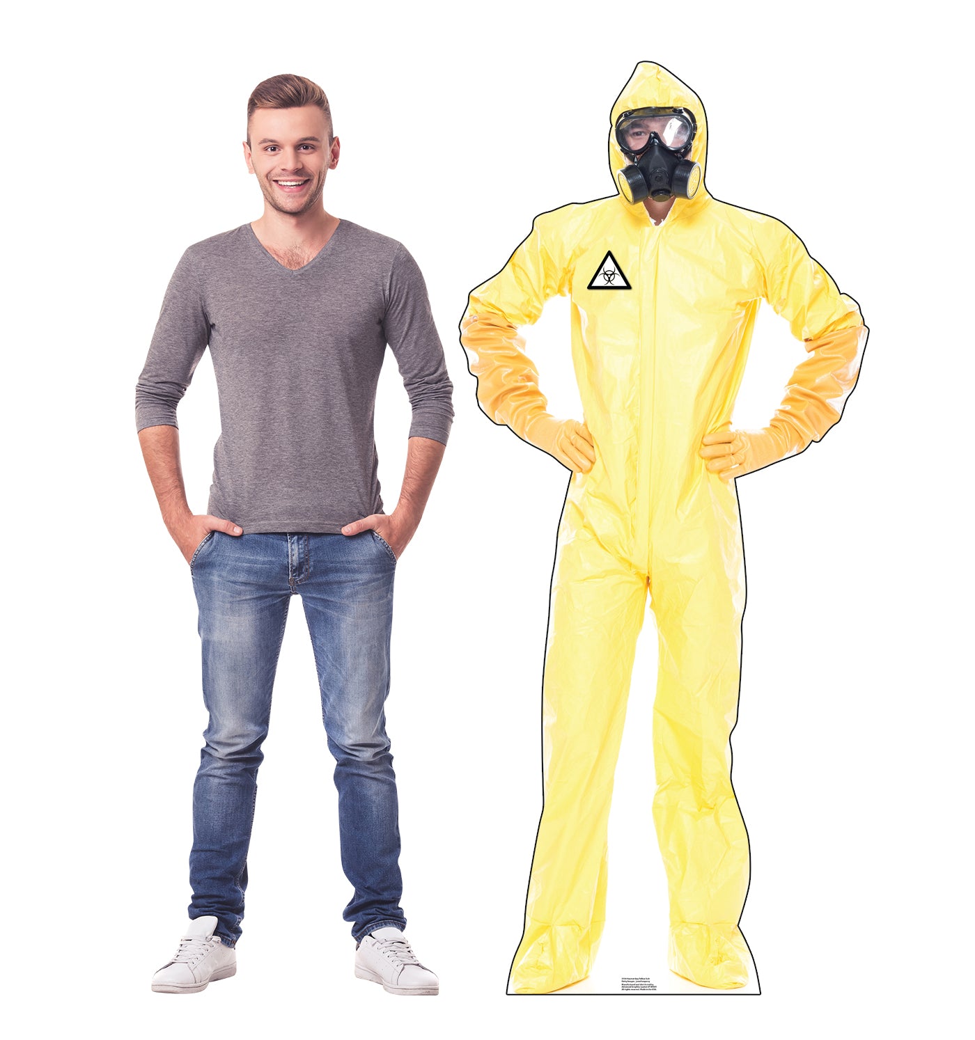 Life-Size Hazmat Guy (Yellow Suit) Cardboard Cutout - All Cutouts