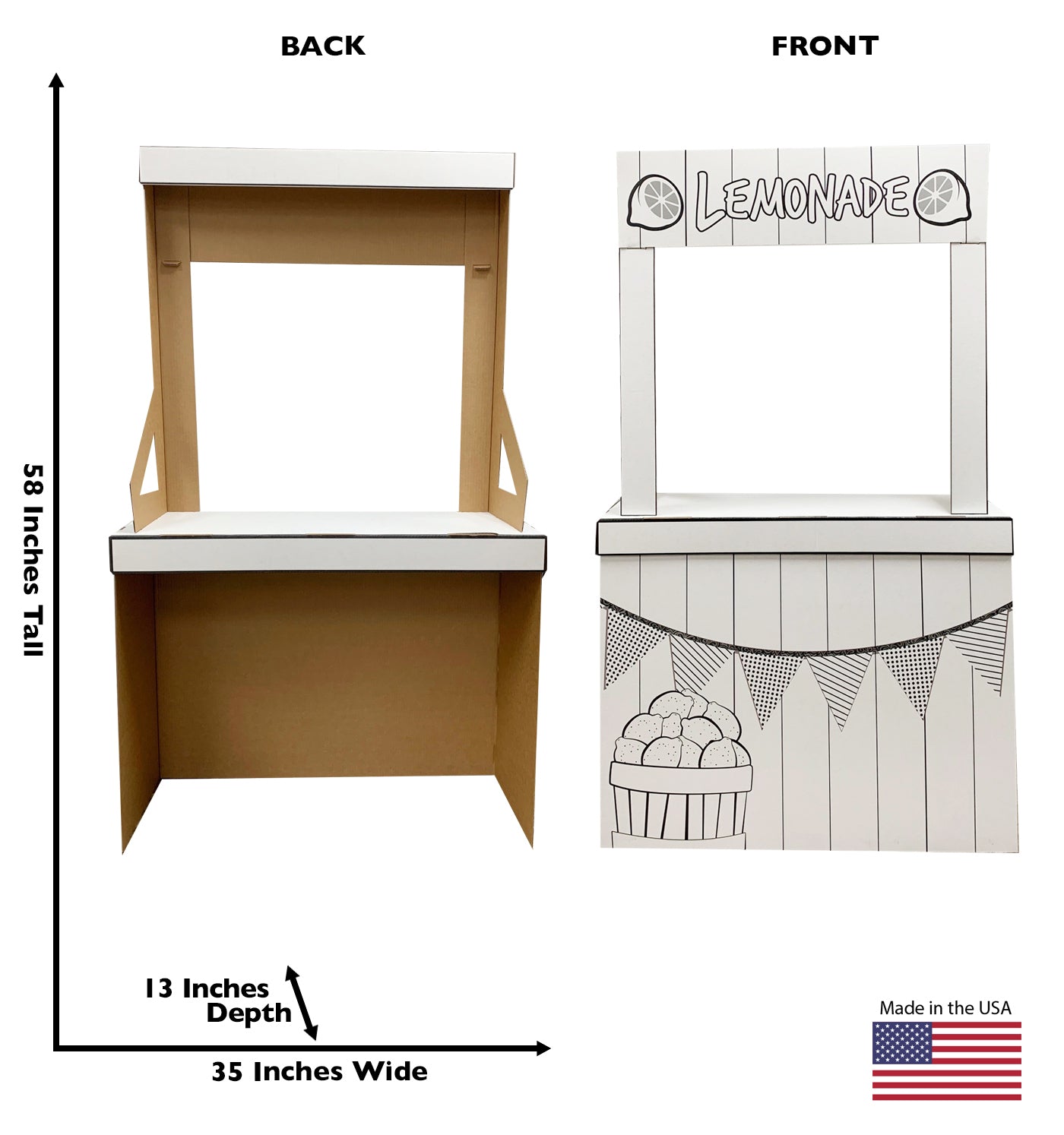 Life-Size Color Me Lemonade Cardboard Cutout