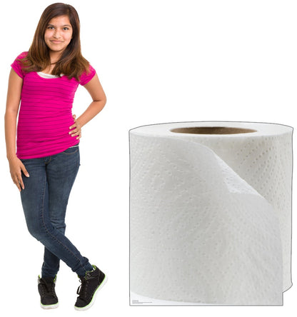 Life-Size Toilet Paper Roll Cardboard Standee - All Cutouts