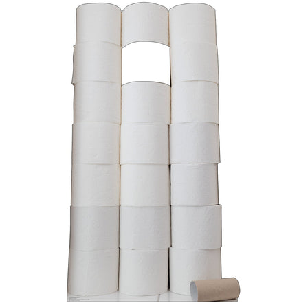 Life-Size Hoarder Toilet Paper Cardboard Standee - All Cutouts