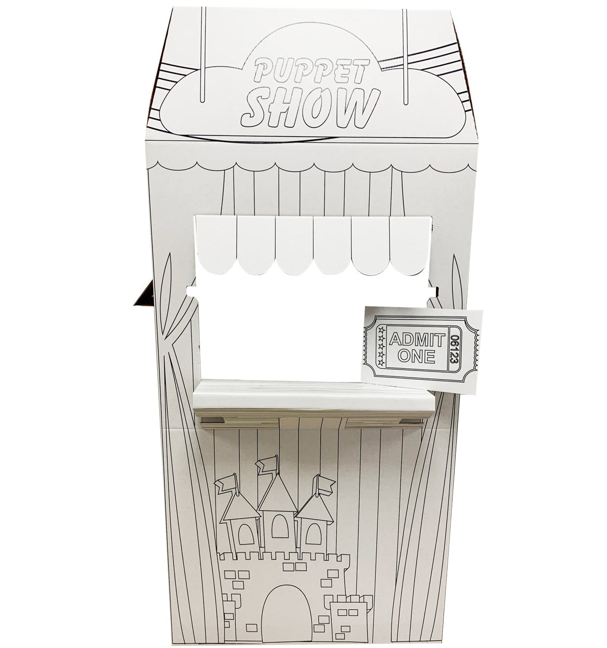Life-Size Color Me Puppet Show Cardboard Cutout - All Cutouts