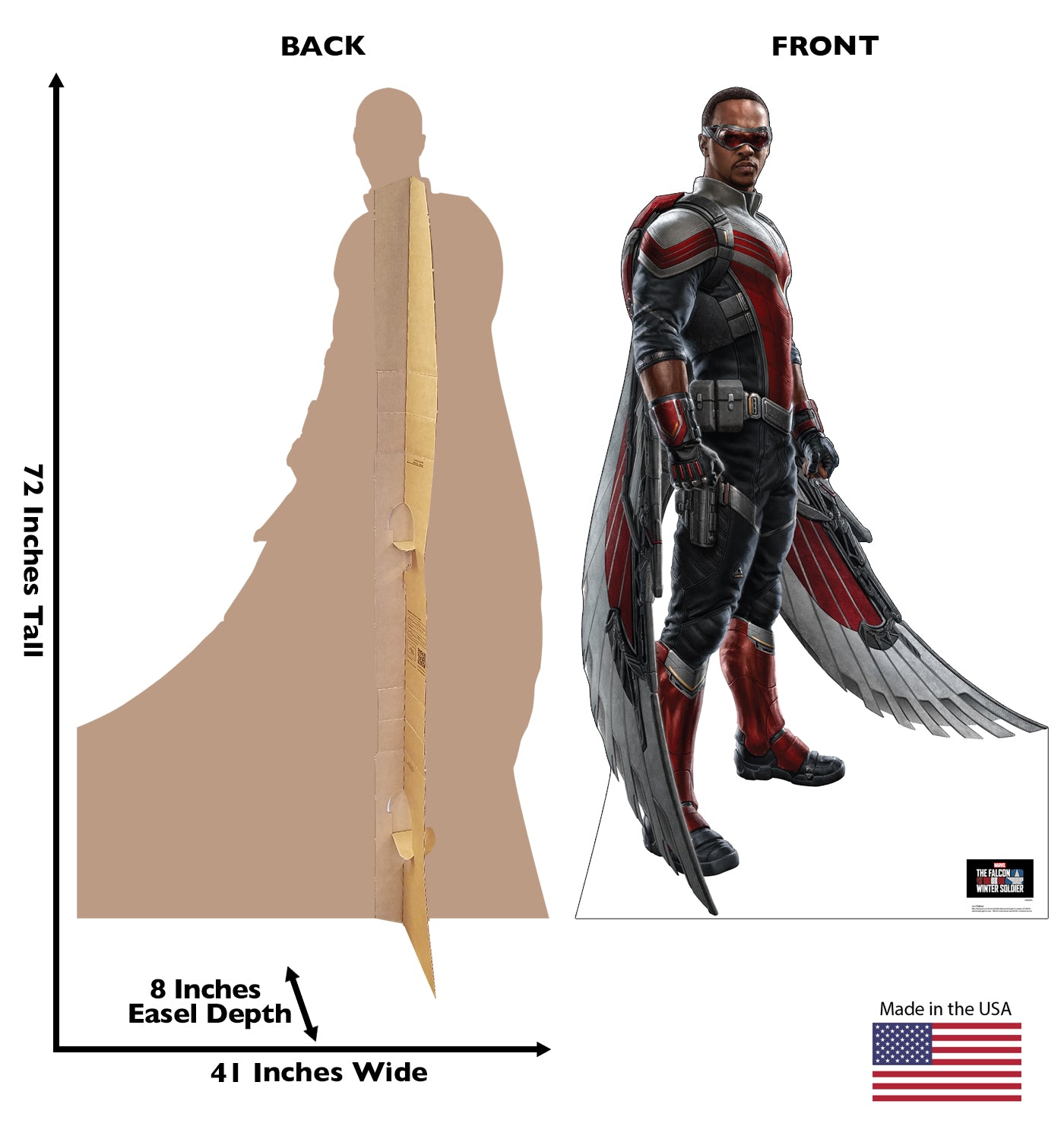 Life-Size Falcon Cardboard Cutout - All Cutouts