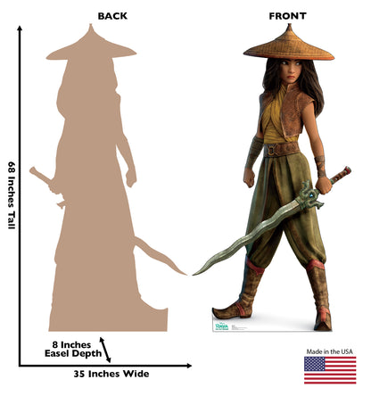 Life-Size Raya (Raya and the Last Dragon) Cardboard Cutout - All Cutouts