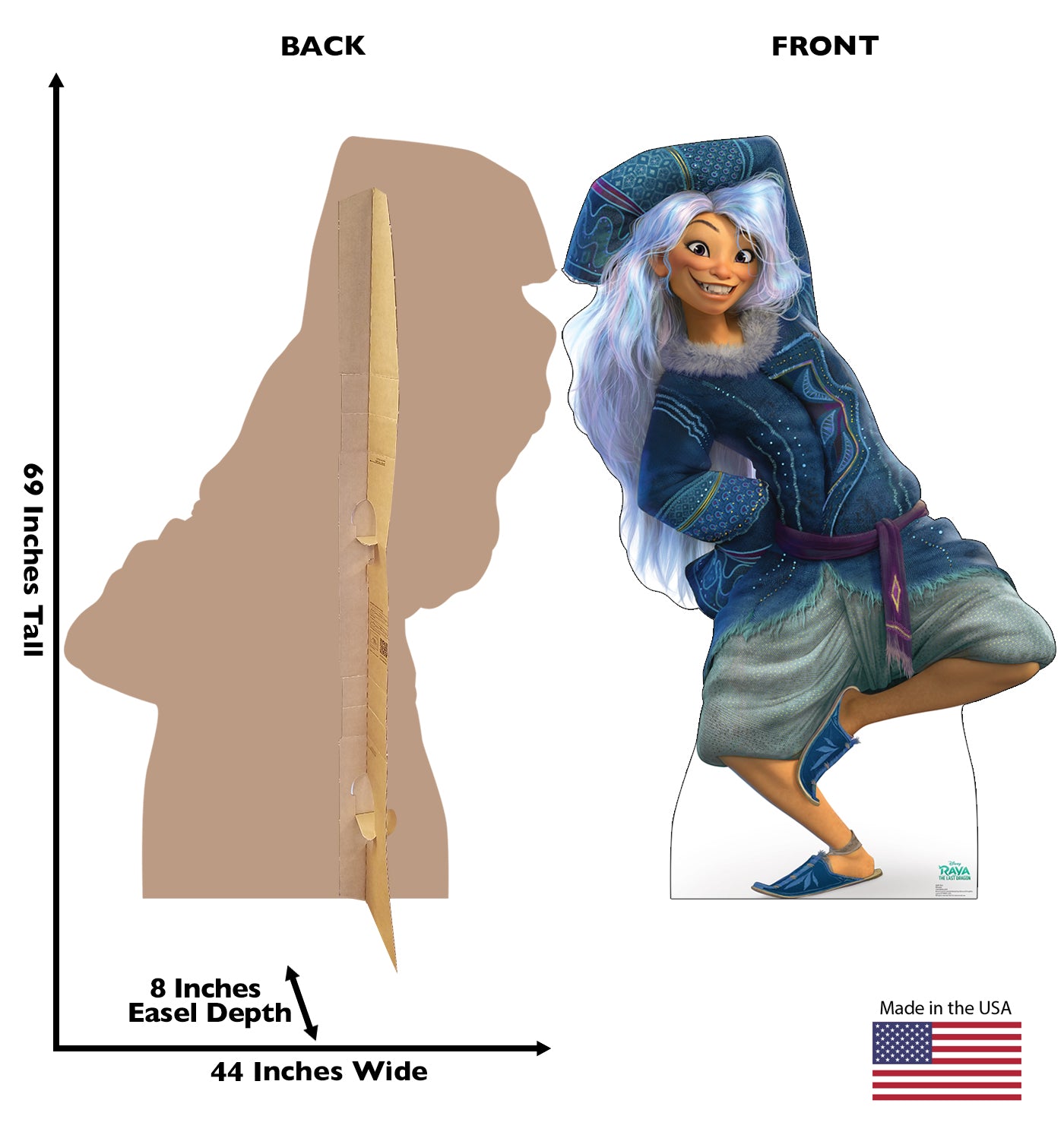 Life-Size Sisu (Dragon) Cardboard Standee - All Cutouts
