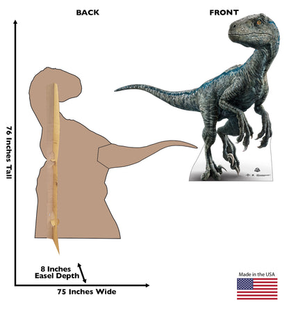 Life-Size Blue (Jurassic World) Cardboard Cutout - All Cutouts