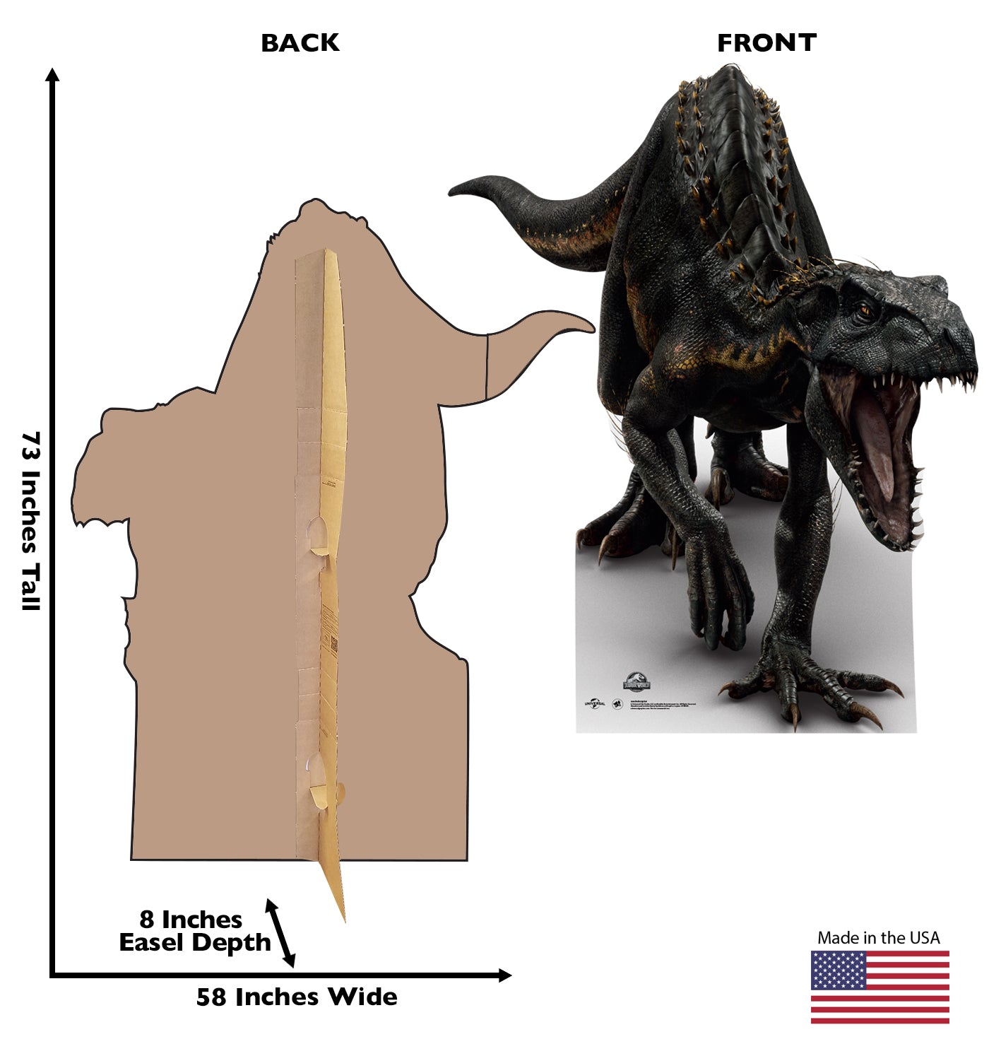 Life-Size Indoraptor (Jurassic World) Cardboard Standee - All Cutouts
