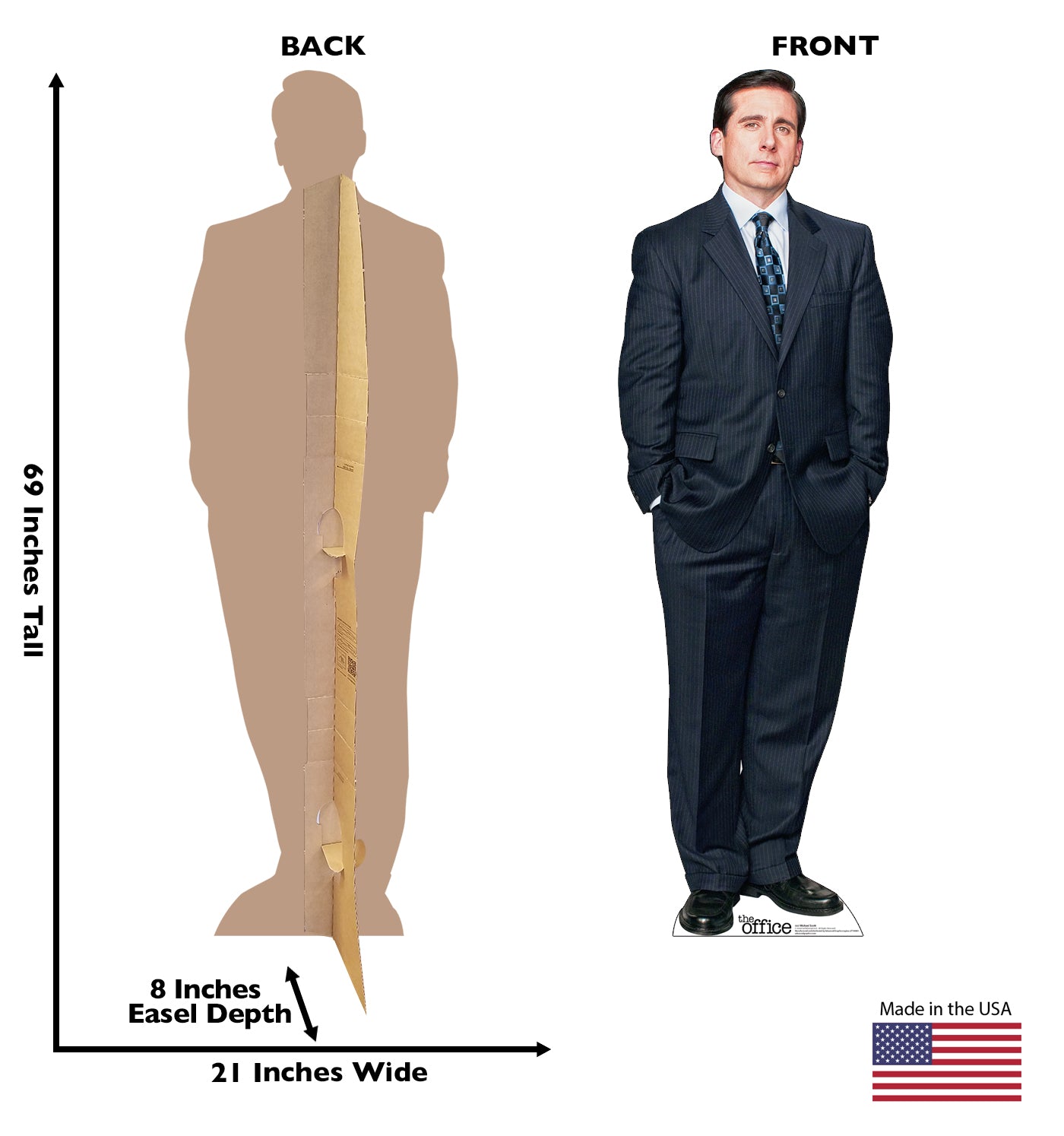 Life-Size Michael Scott Cardboard Cutout - All Cutouts