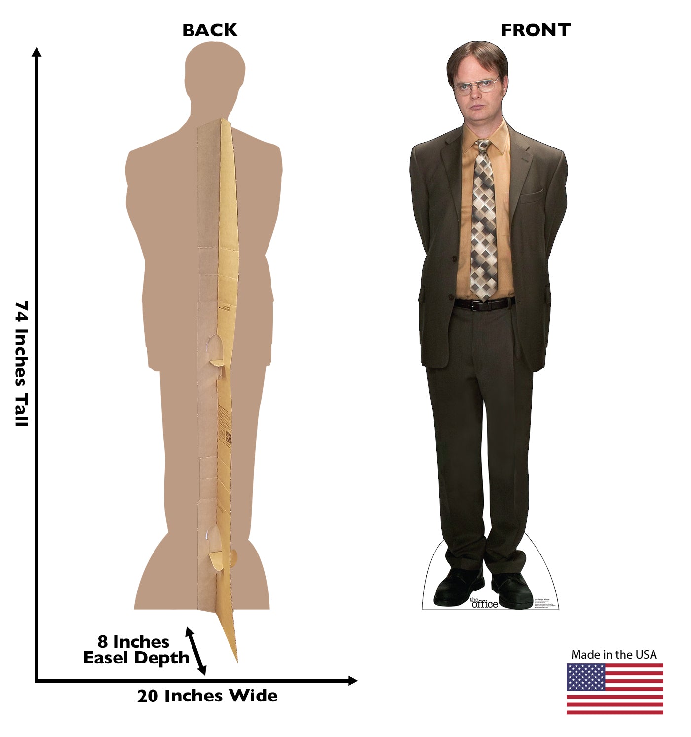 Life-Size Dwight Schrute Cardboard Cutout - All Cutouts