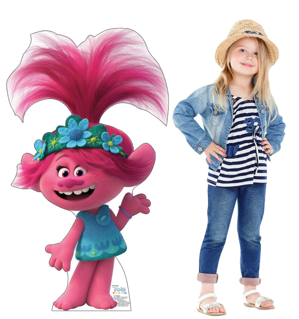 Life-Size Poppy (Trolls) Cardboard Cutout - All Cutouts