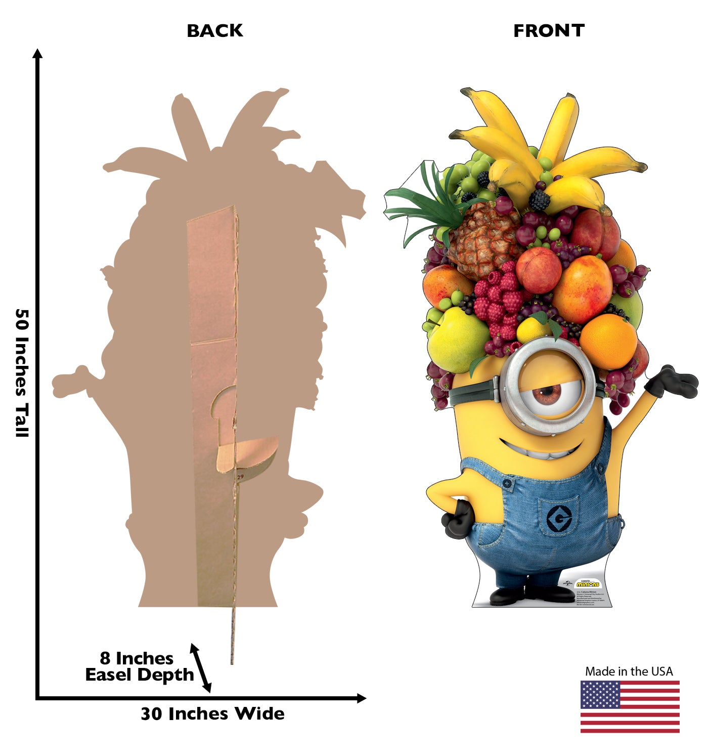 Life-Size Cabana Minion Cardboard Cutout - All Cutouts