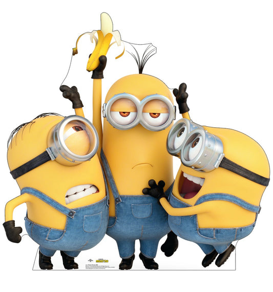 Life-Size Cardboard Cutout - Stuart, Kevin & Bob (The Minions)