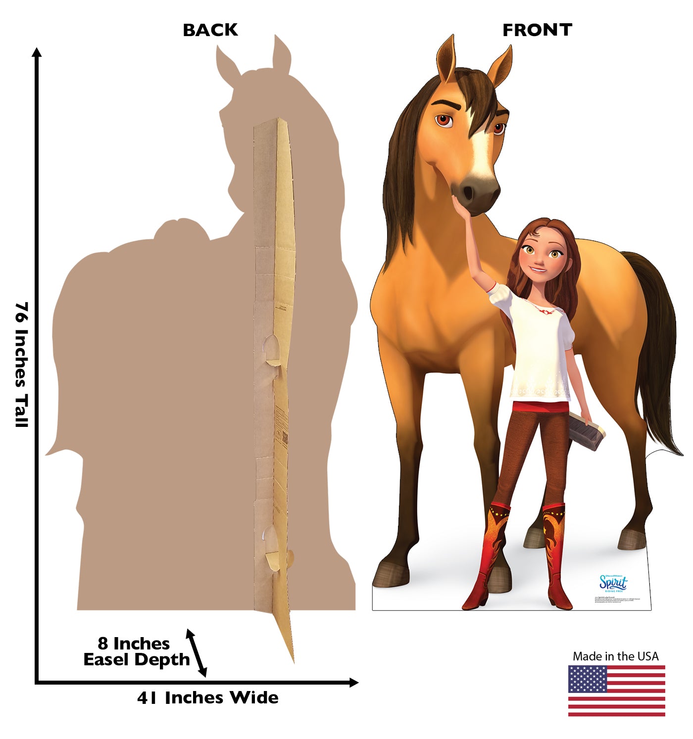 Life-Size Cardboard Cutout of Spirit and Lucky Prescott - All Cutouts