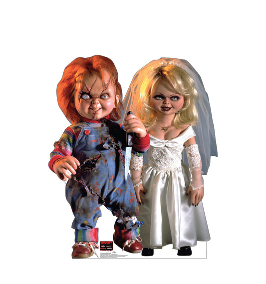 Life-size Cardboard Cutout of Chucky and His Bride - All Cutouts