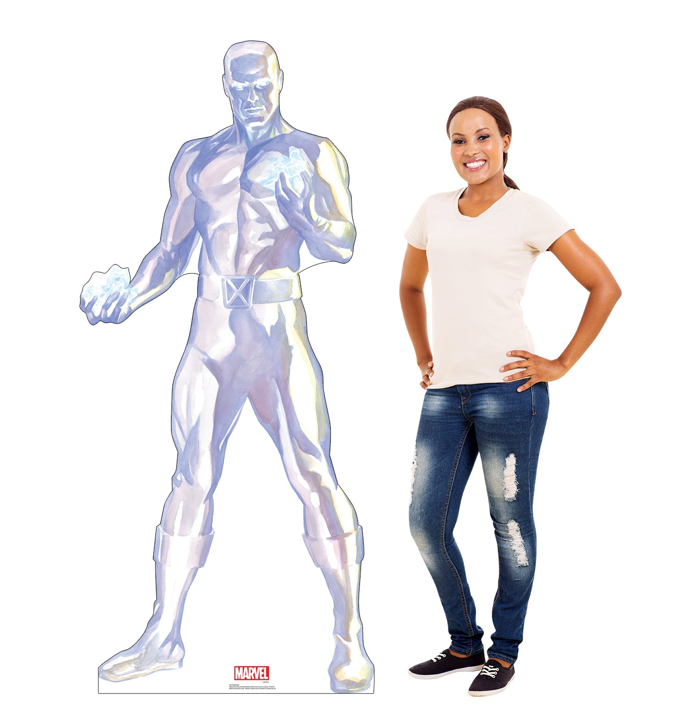 Life-Size Cardboard Standee - Iceman (Marvel Timeless Collection) - All Cutouts