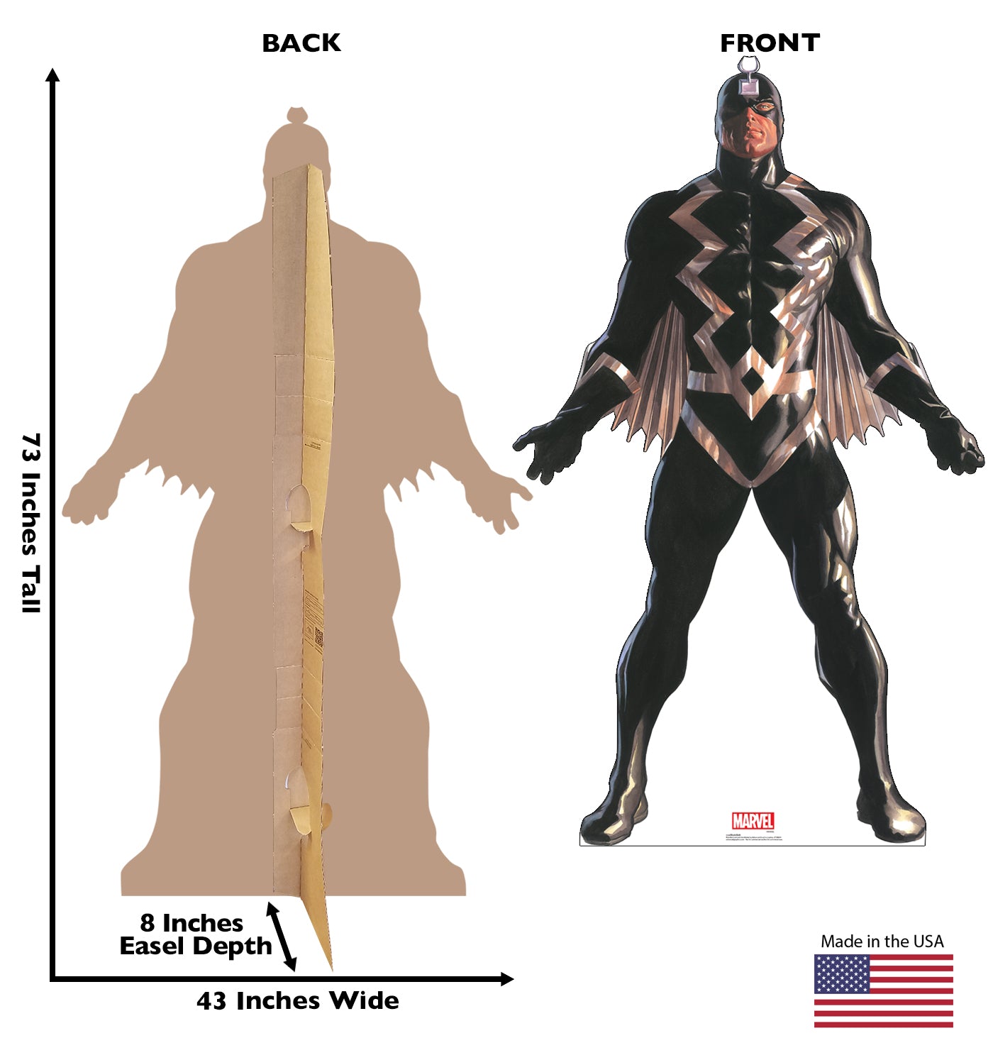 Life-Size Cardboard Cutout - Black Bolt (Marvel Timeless Collection) - All Cutouts