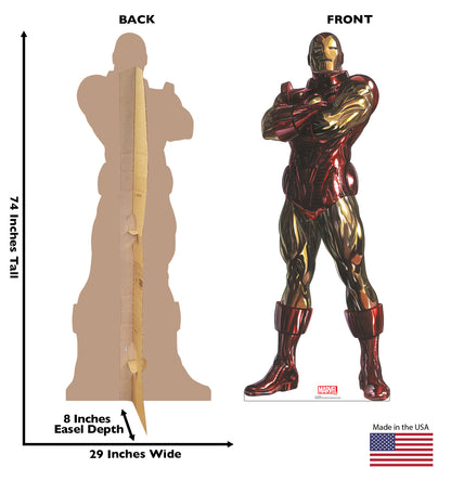 Life-Size Cardboard Standee - Iron Man (Marvel Timeless Collection) - All Cutouts