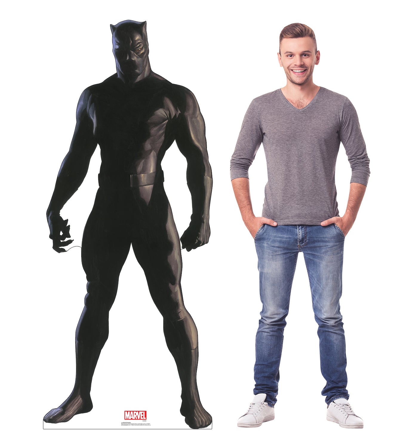 Life-Size Cardboard Standee - Black Panther (Marvel Timeless Collection) - All Cutouts