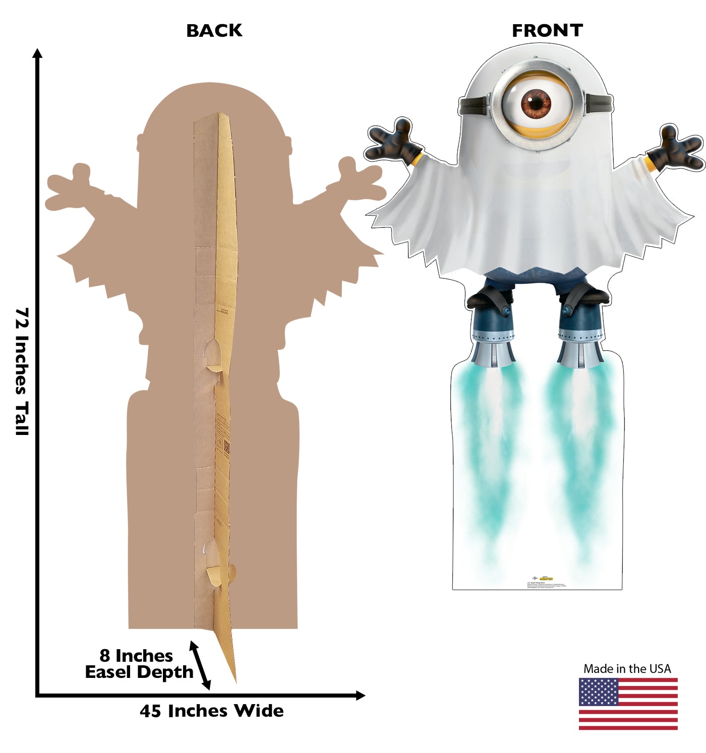 Stuart Flying Ghost Life-Size Cardboard Cutout - All Cutouts