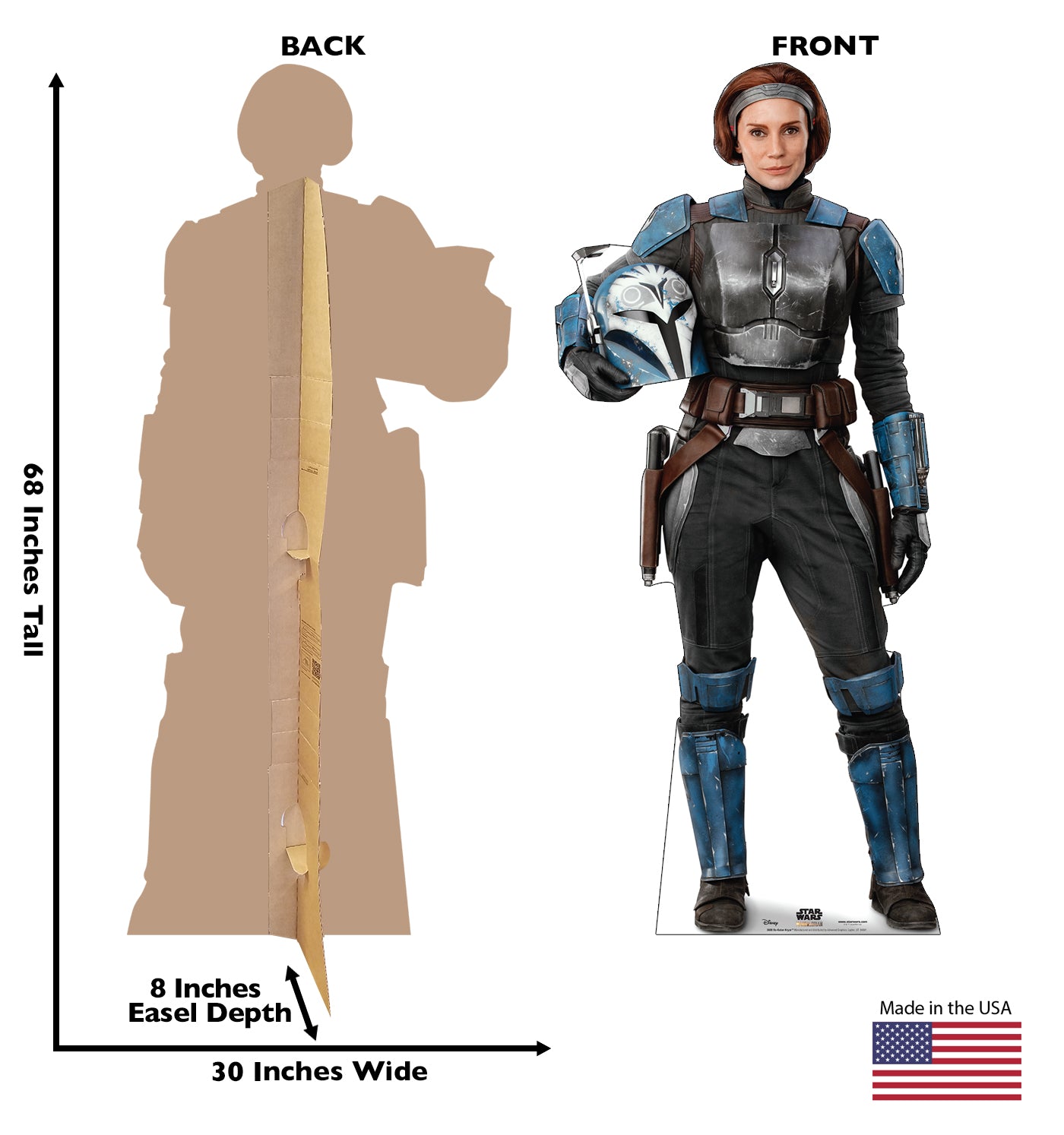 Bo-Katan Kryze (Star Wars: The Mandalorian) Cardboard Cutout - All Cutouts