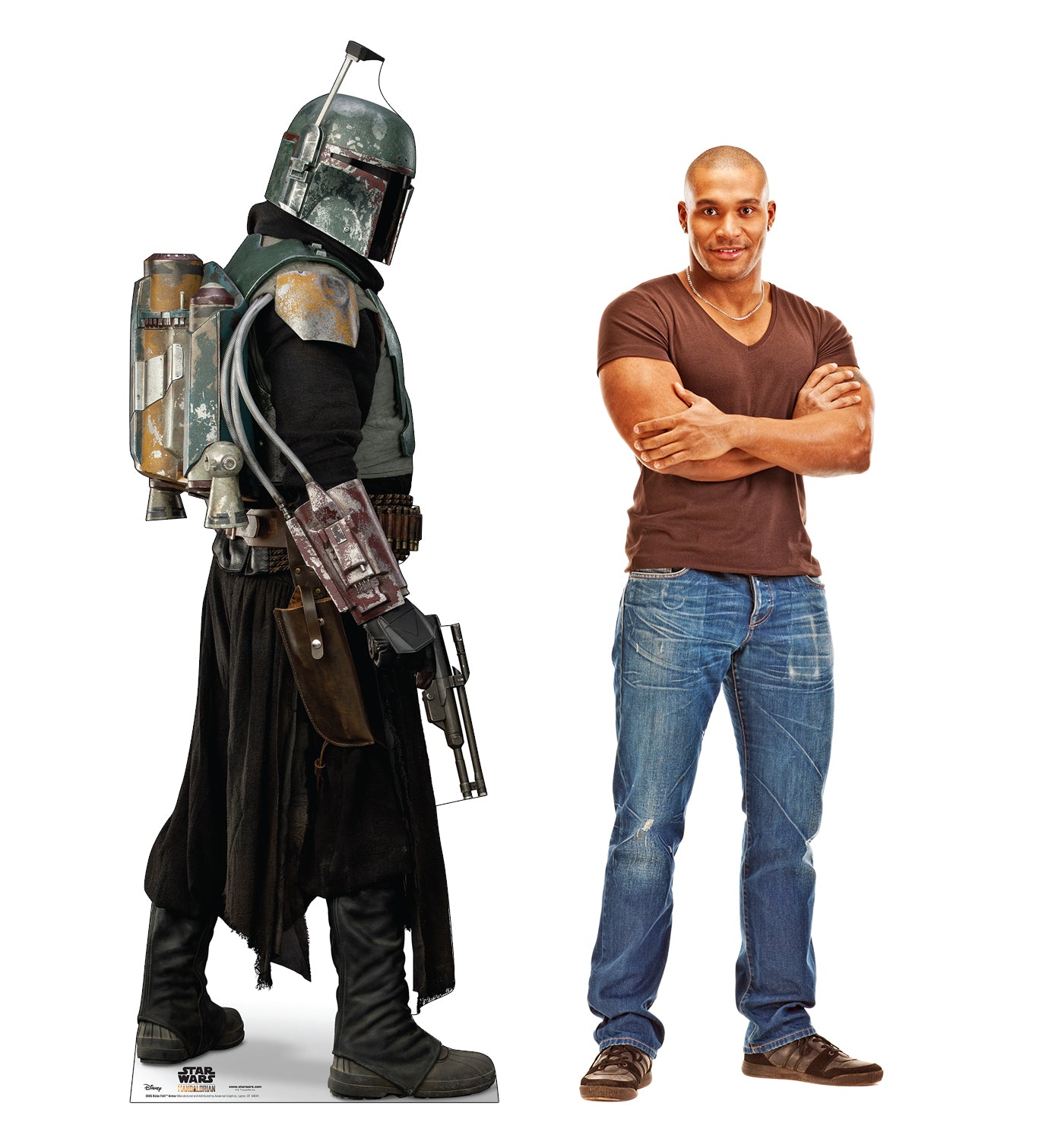 Life-Size Boba Fett Armor Cardboard Cutout – Star Wars: The Mandalorian - All Cutouts