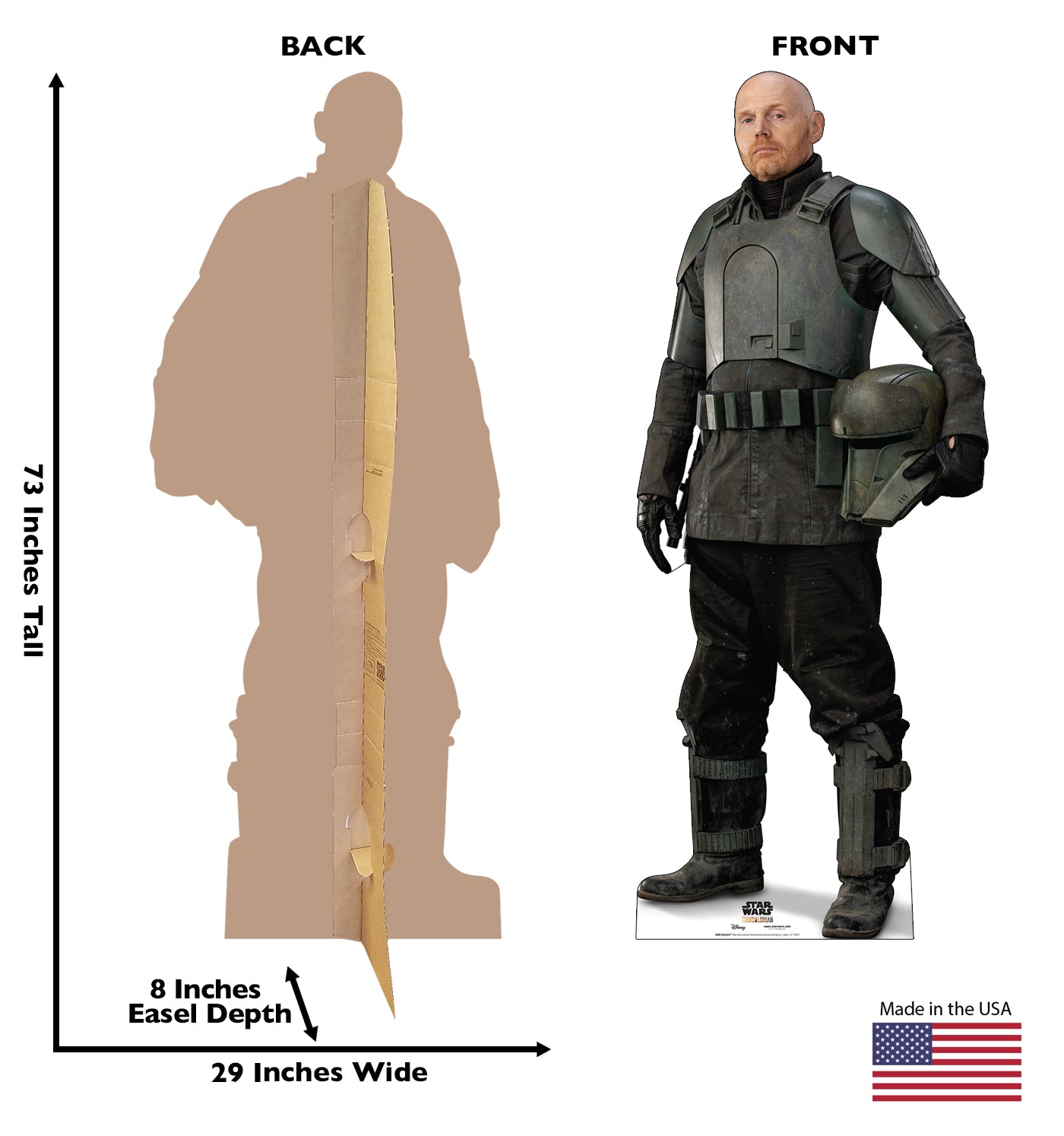 Life-Size Mayfeld Cardboard Cutout – Star Wars: The Mandalorian - All Cutouts
