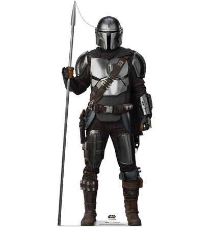 Life-Size The Mandalorian with Spear Cardboard Cutout - All Cutouts
