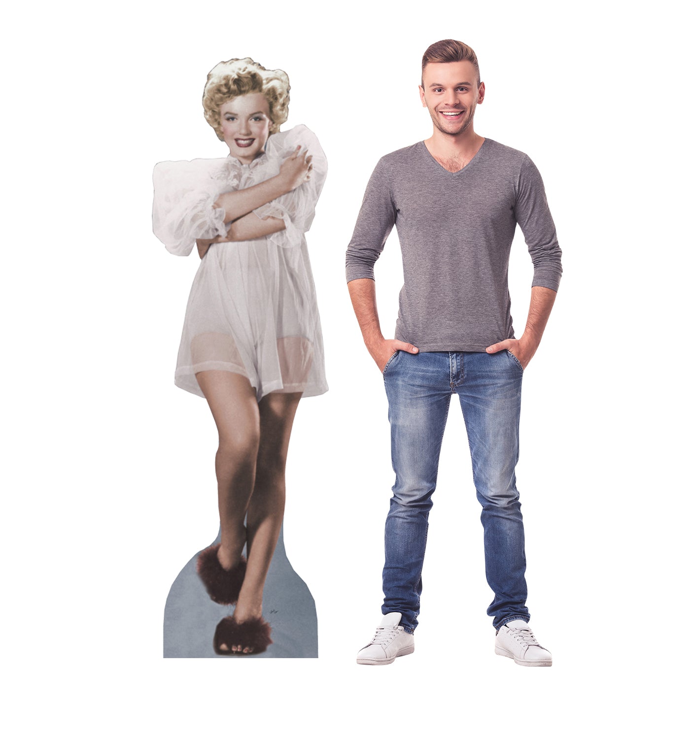 Life-size Marilyn-Nightie Cardboard Cutout - All Cutouts