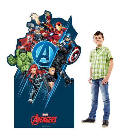 Life-Size Avengers Classic Group Cardboard Standee - All Cutouts