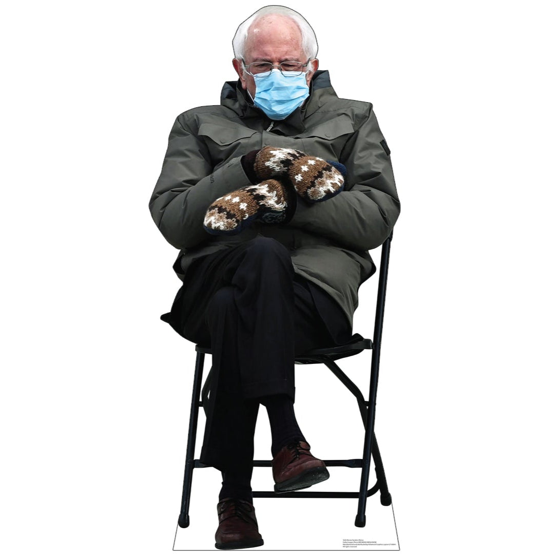 Bernie Sanders Meme Life-Size Outdoor Standee - All Cutouts