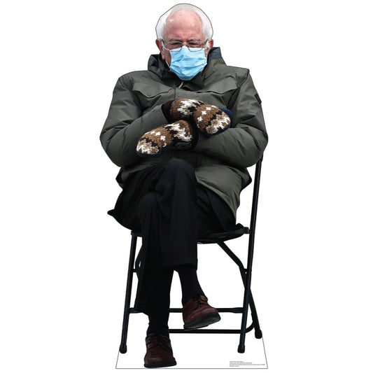 Bernie Sanders Meme Life-Size Outdoor Standee - All Cutouts
