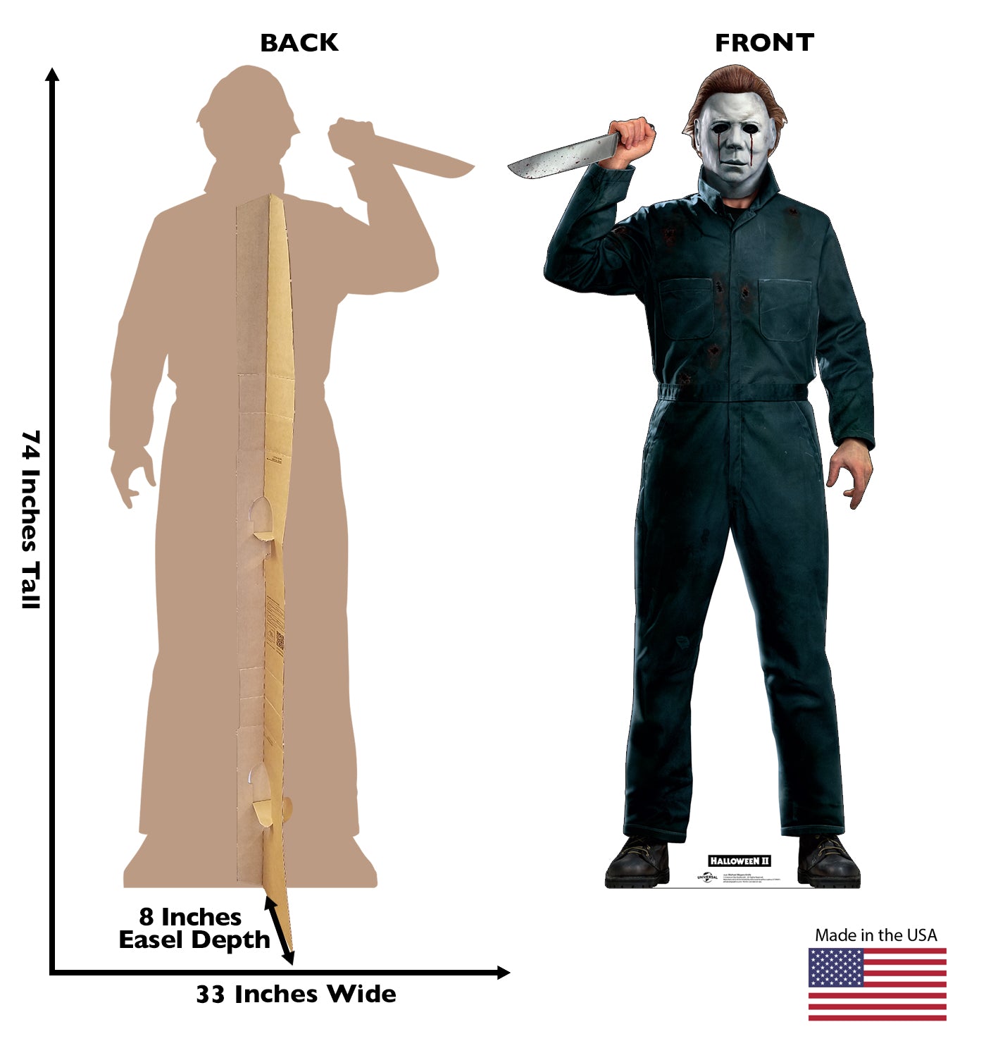 Life-Size Michael Myers Cardboard Cutout - All Cutouts