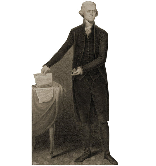 Life-Size Thomas Jefferson Cardboard Cutout - All Cutouts