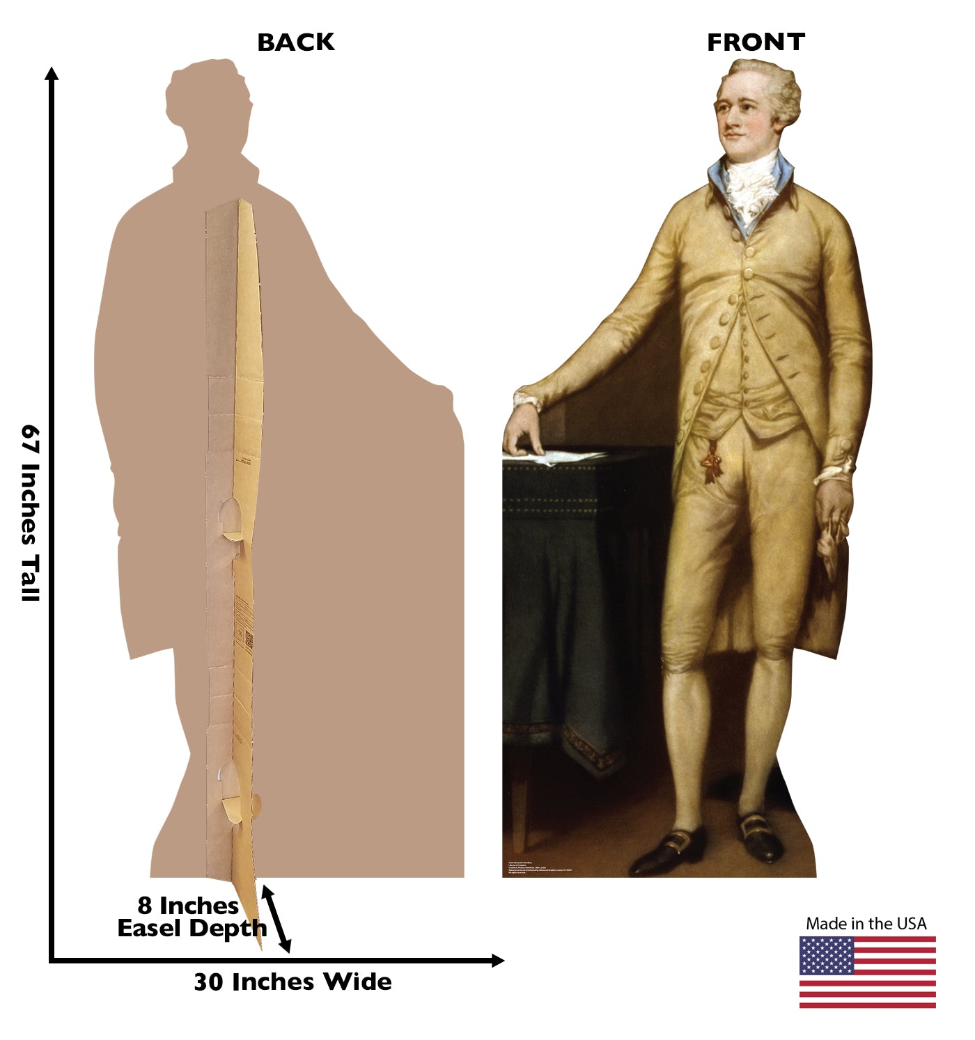 Life-Size Alexander Hamilton Cardboard Cutout - All Cutouts
