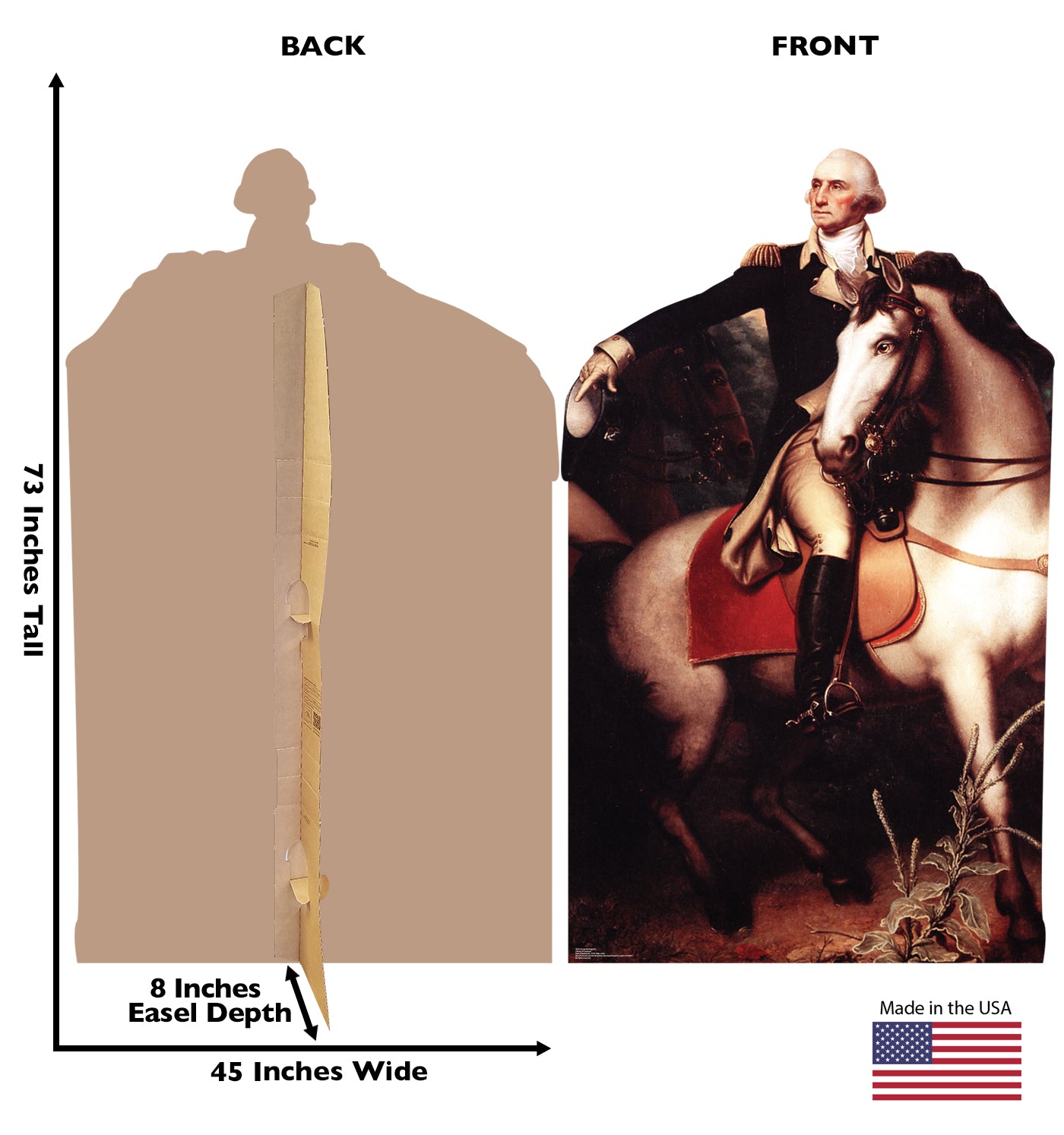 Life-Size George Washington Cardboard Cutout - All Cutouts