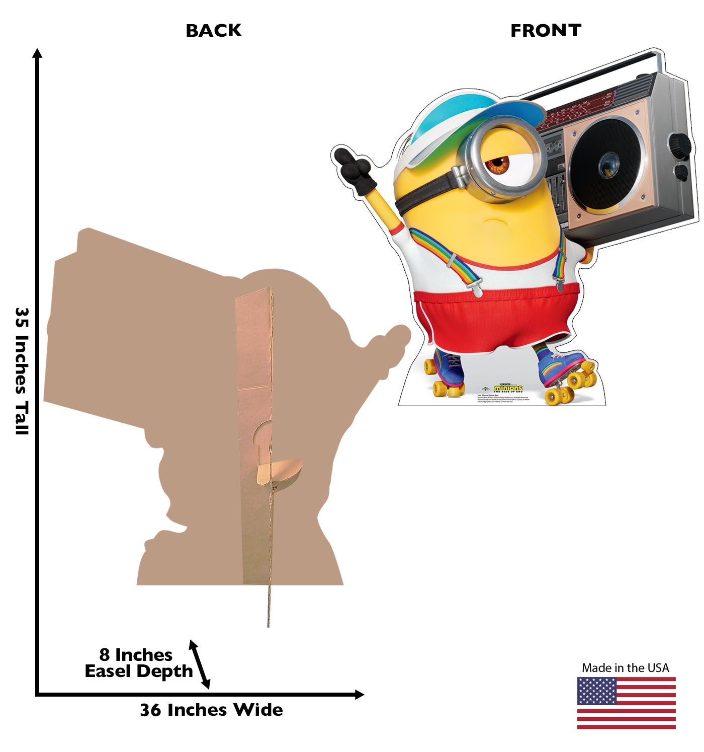 Life-size Carboard Cutout of Stuart Boom Box - All Cutouts