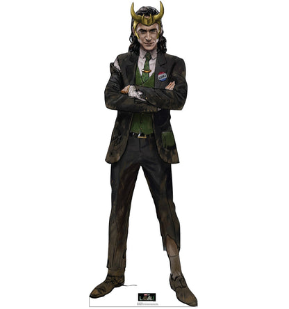Life-Size Loki with Horns Cardboard Cutout - All Cutouts