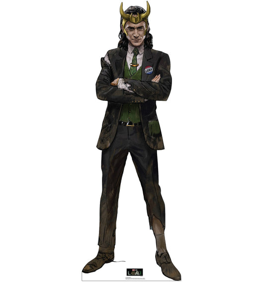 Life-Size Loki with Horns Cardboard Cutout - All Cutouts