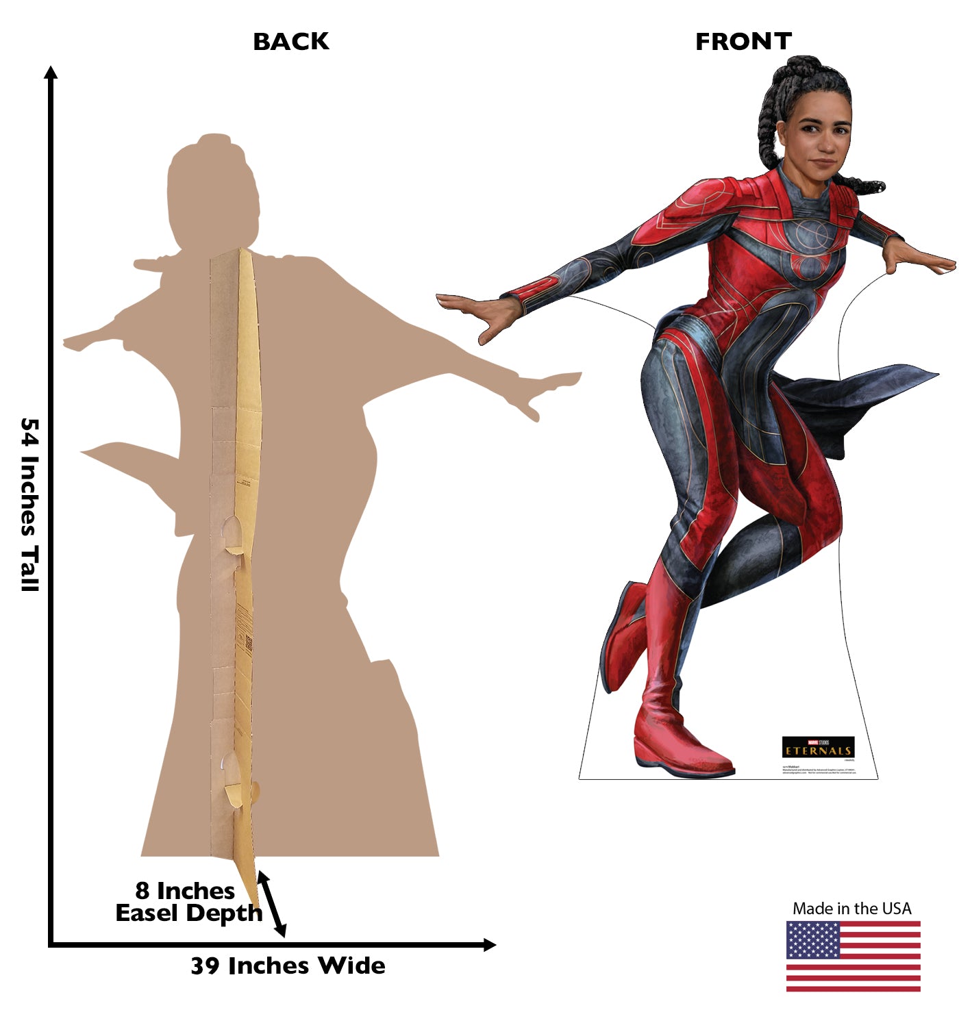 Life-Size Makkari Action Pose Cardboard Cutout - All Cutouts