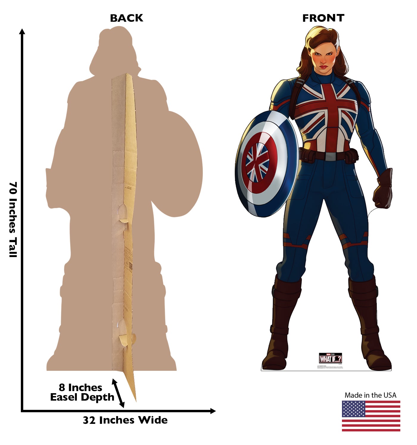 Life-Size Captain Carter Cardboard Cutout - All Cutouts